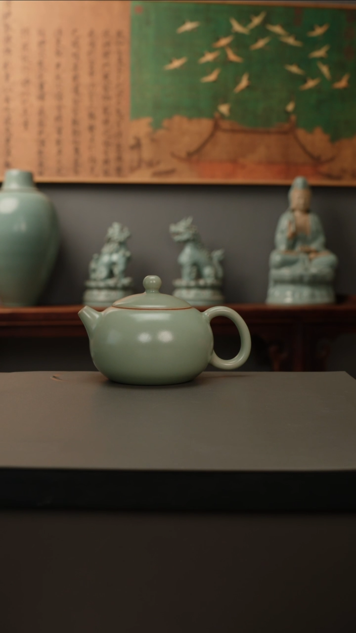 【闪购商品】杯仿古釉原矿  西施壶 微瑕