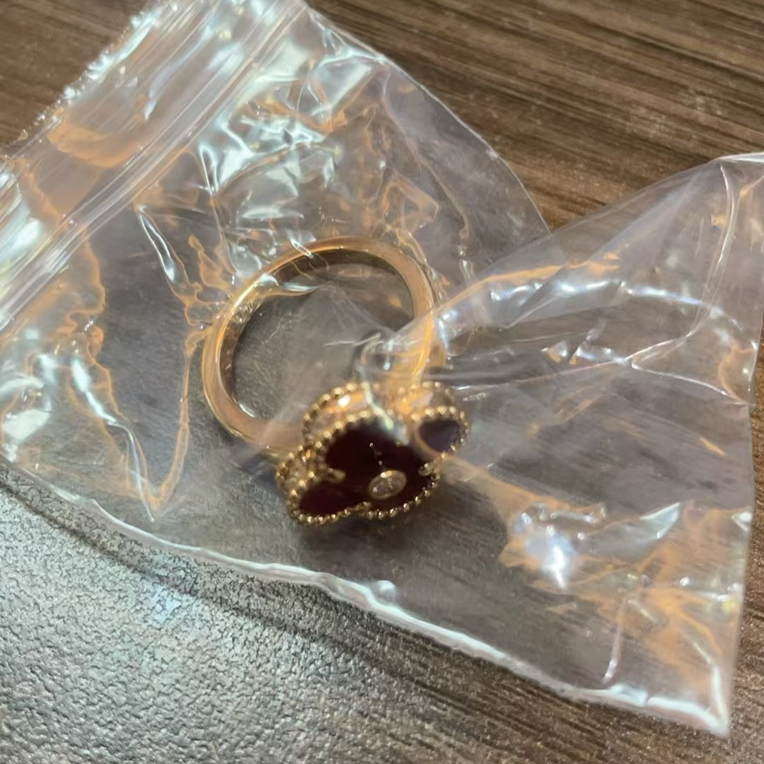 铜合金锆石戒指 CNC精工 单花气质轻奢戒指 0059