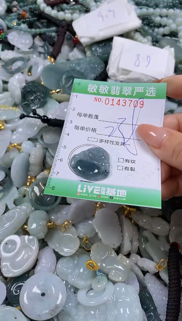 【闪购商品】翡翠未镶嵌颈饰闪购0143709