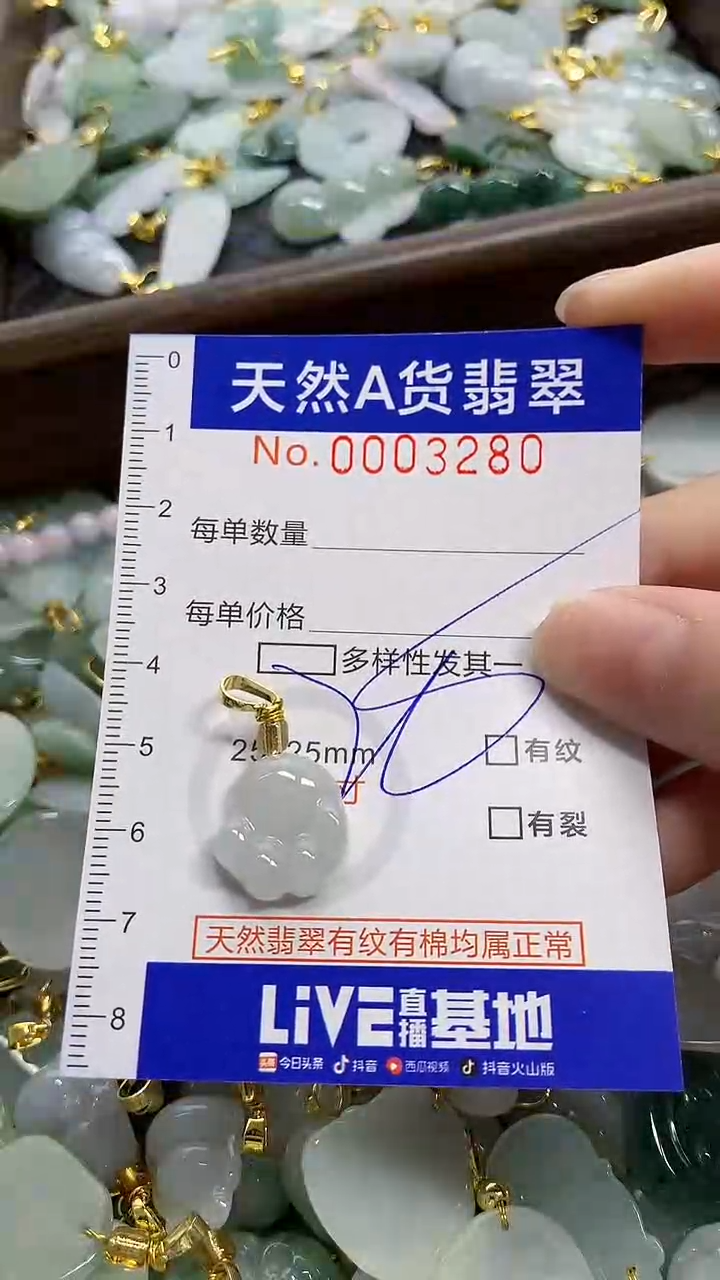 颈饰未镶嵌翡翠天然A货翡翠