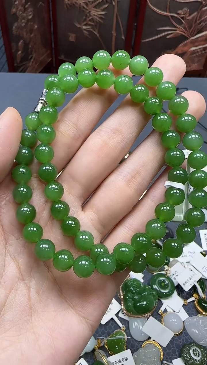 和田玉未镶嵌挂件1