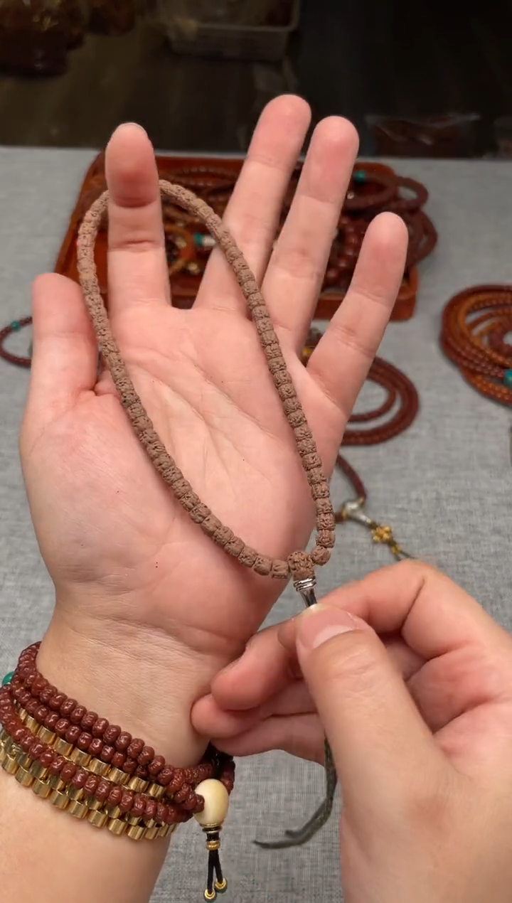 【闪购商品】金刚菩提吊坠闪2龙切佛手小金刚单圈5mm左右