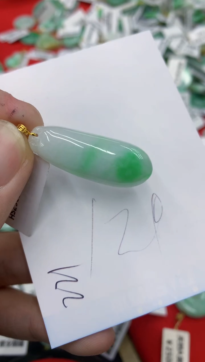 【闪购商品】翡翠颈饰18K金镶嵌号链接1111111