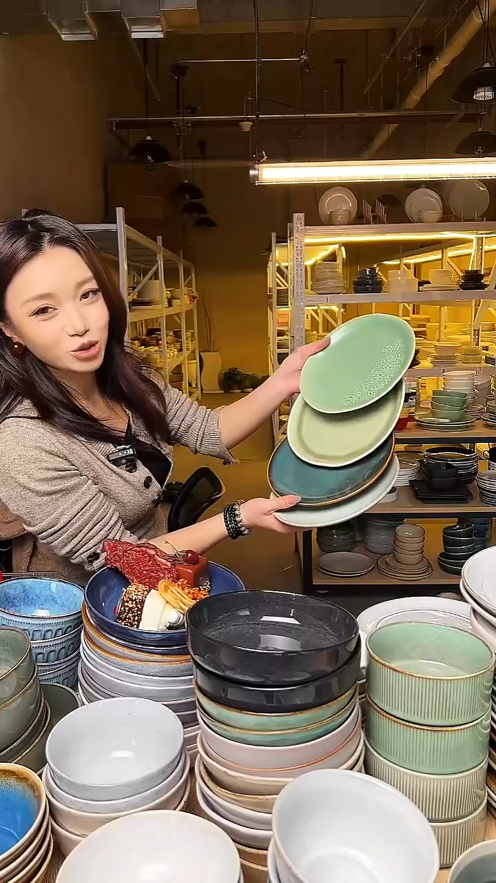 瓷115 外贸尾货窑变釉下彩默认微瑕