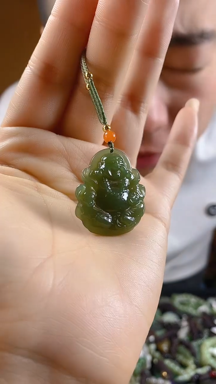 和田玉未镶嵌颈饰多样性发货，拍一发一
