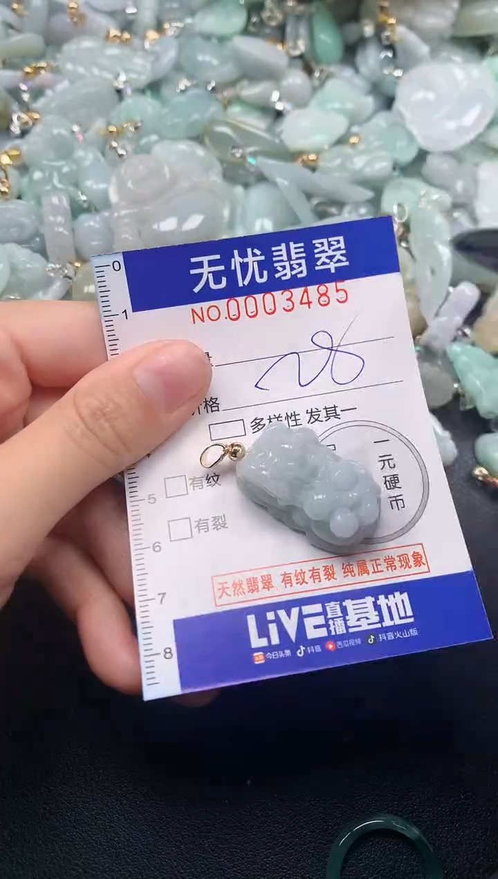 颈饰未镶嵌翡翠3485