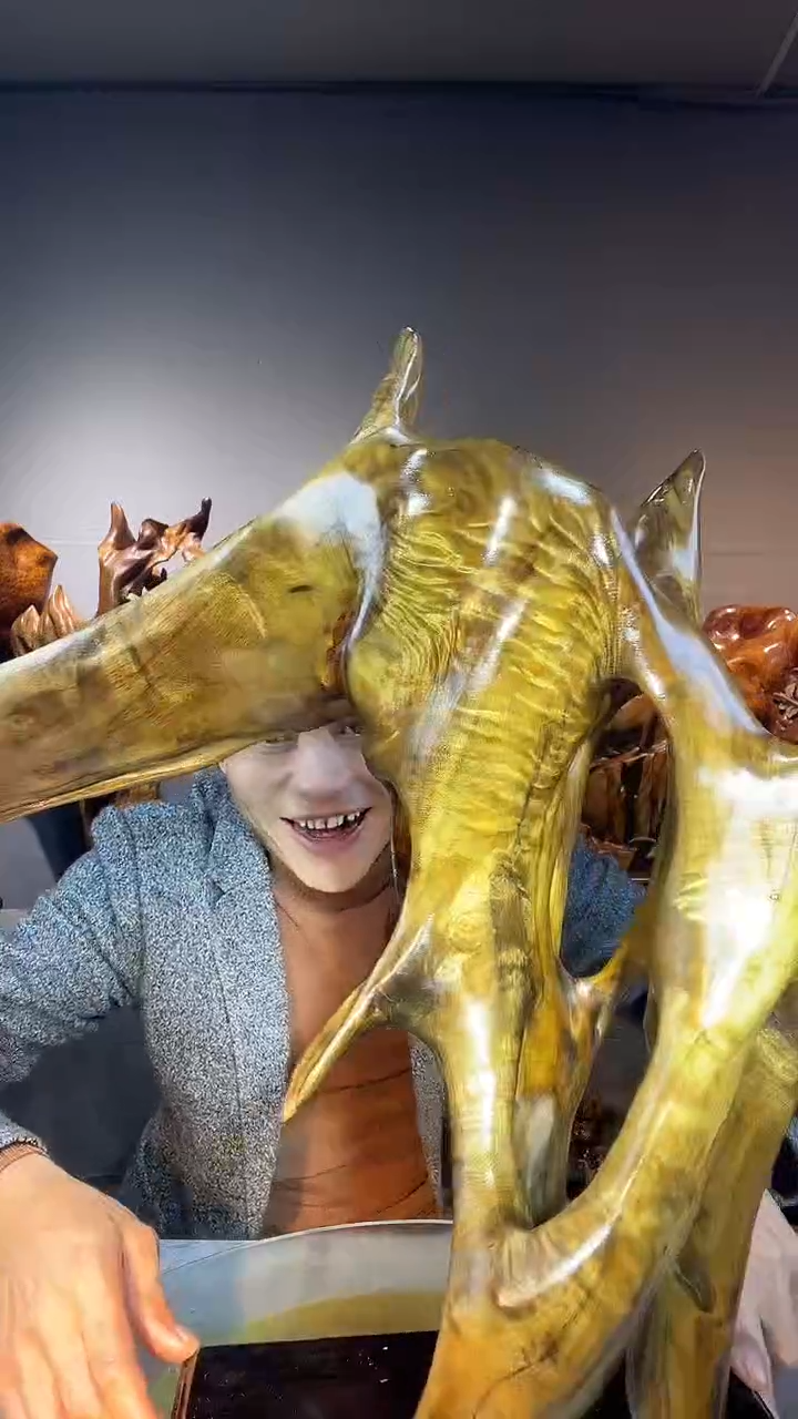 金丝楠广****木小叶桢楠随行摆件52
