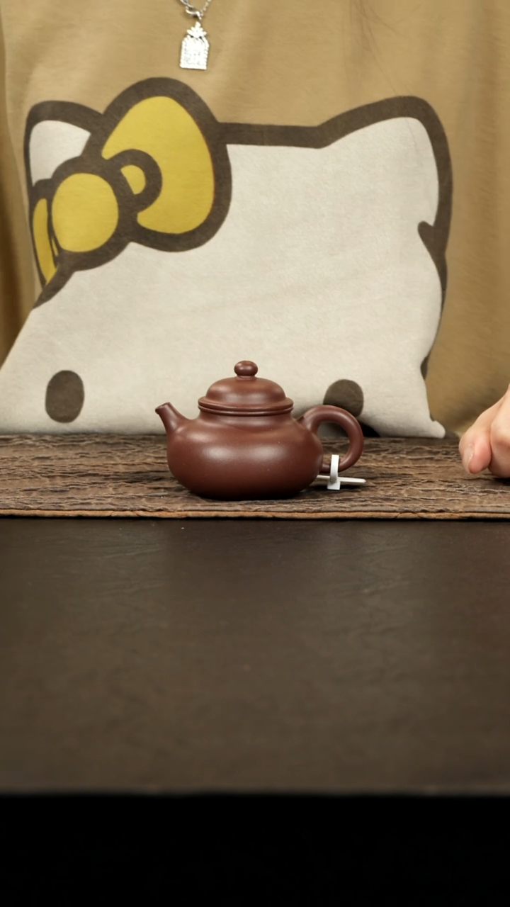 茶壶紫砂紫泥容天壶100cc