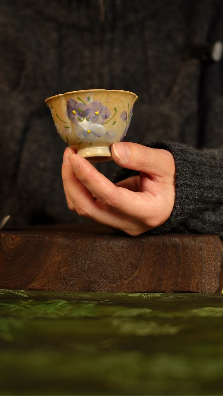 手绘手作茶器清尘手作茶器