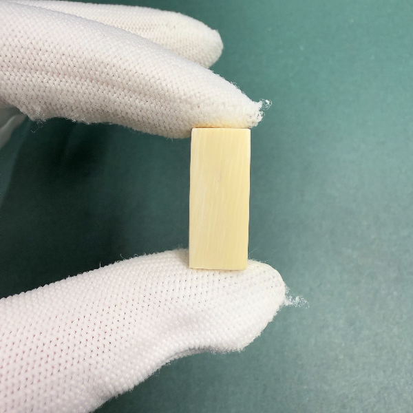 H5964天然猛犸牙一字三通 支持鉴定 假一罚四