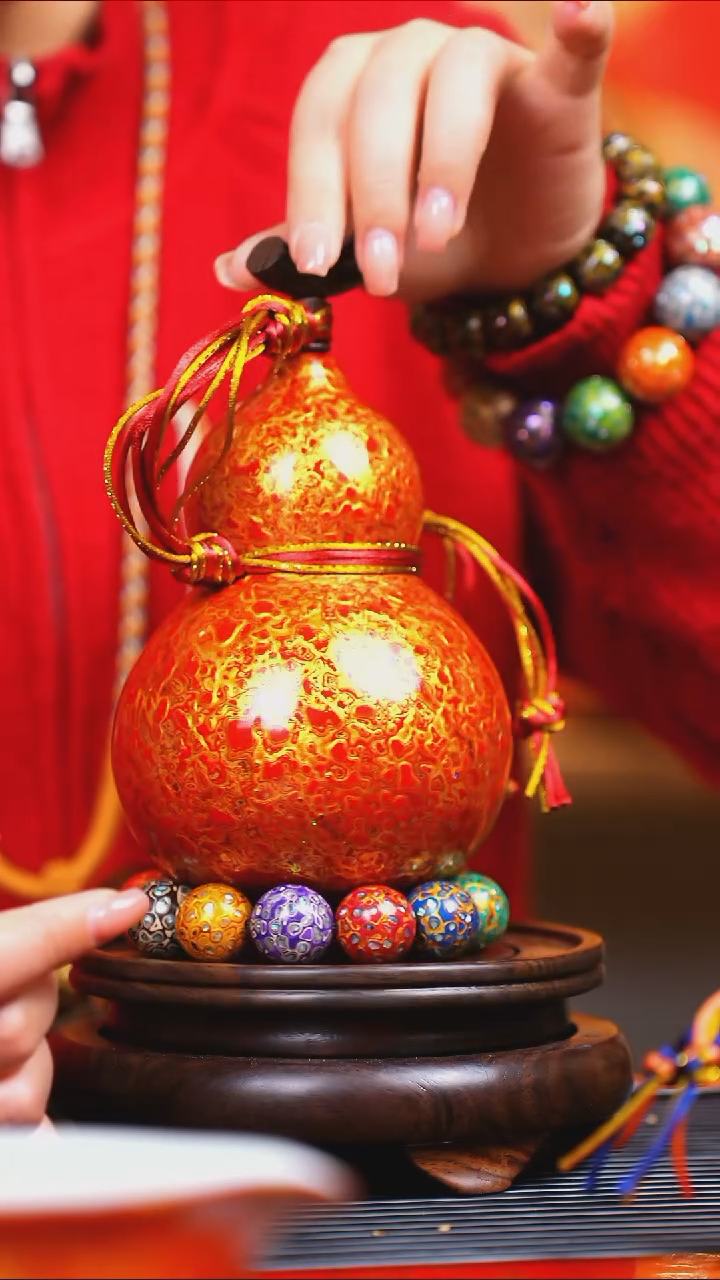 【闪购商品】JW064非遗臻选大漆酒葫芦