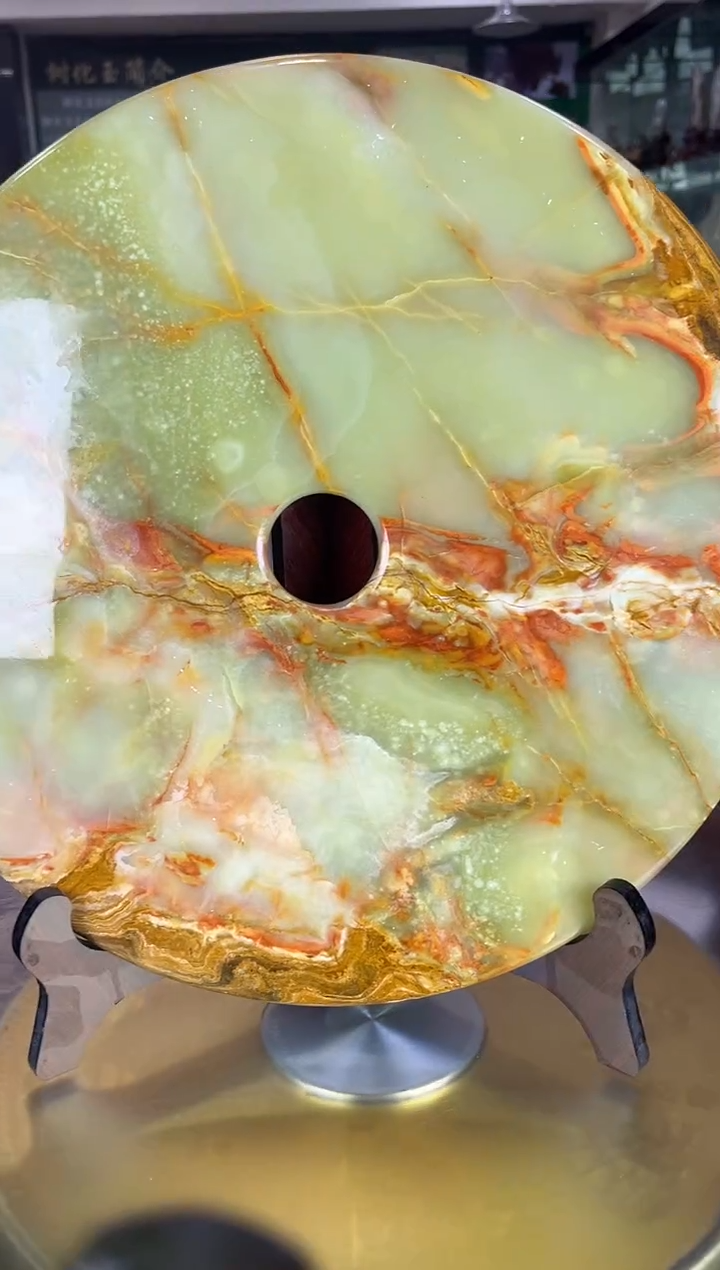 缅甸天然冰玉摆件