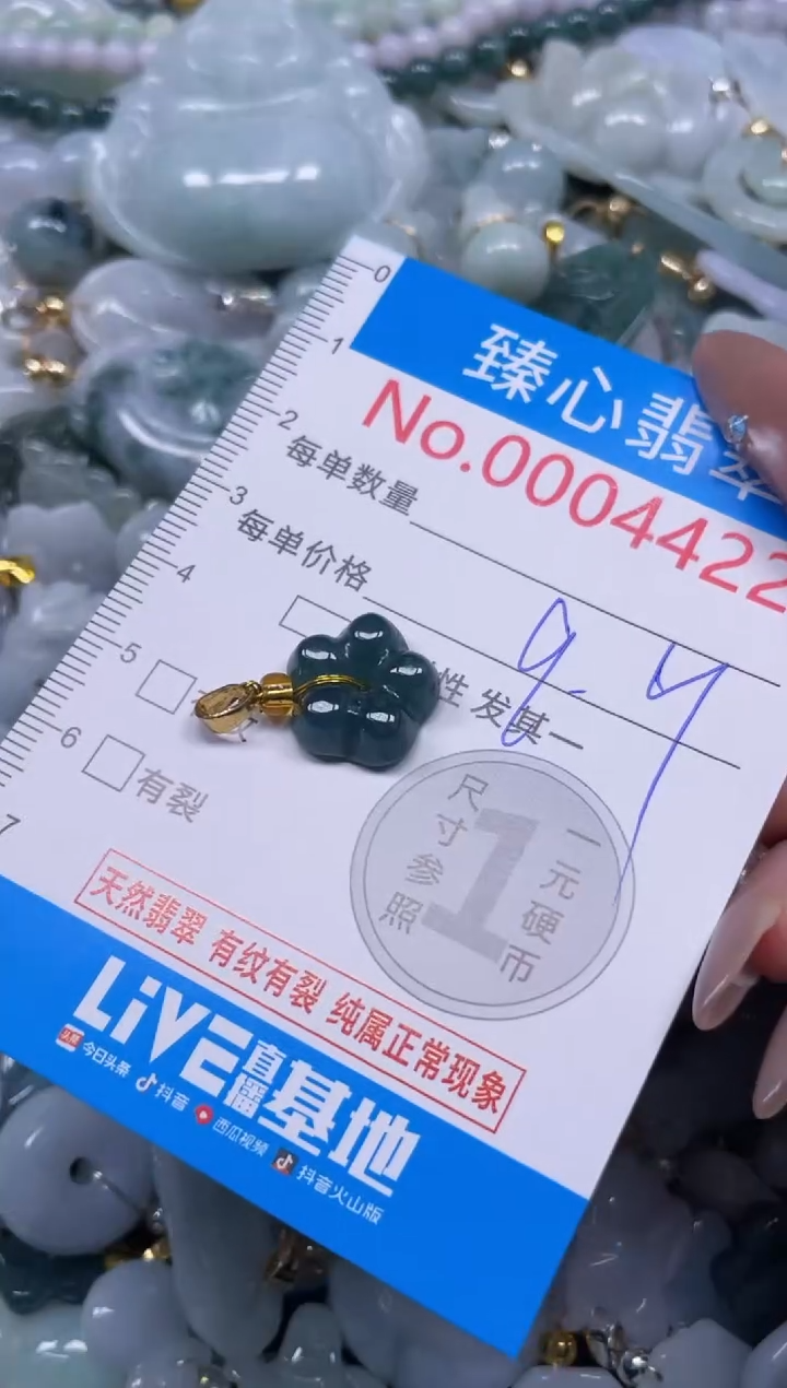 颈饰未镶嵌翡翠4422