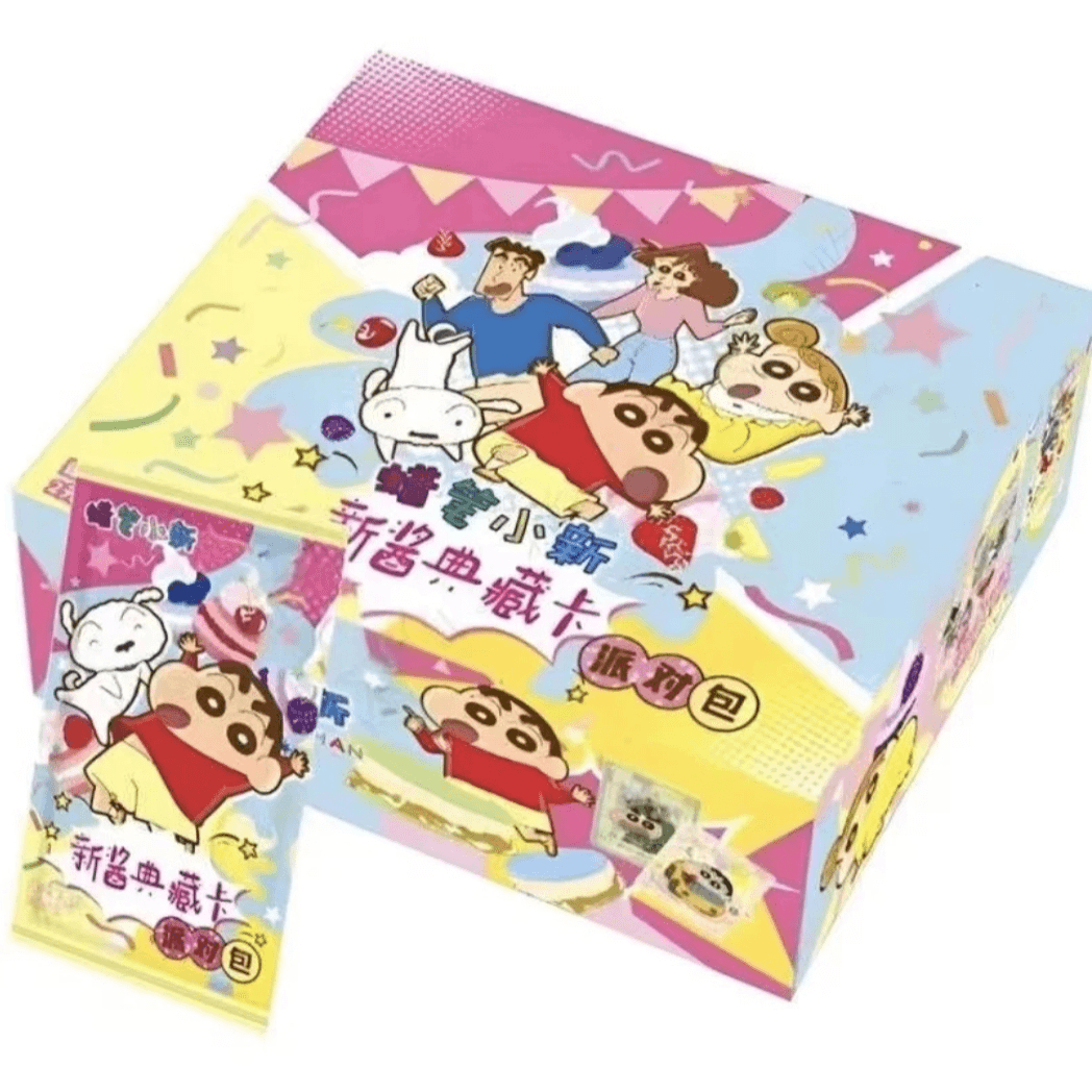 蜡笔小新2元包新酱典藏卡-派对包第1弹收藏卡片卡册