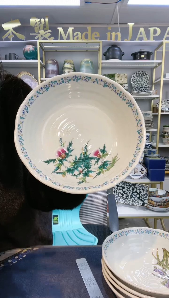 【闪购商品】碗九谷烧21.5cm汤钵一只装