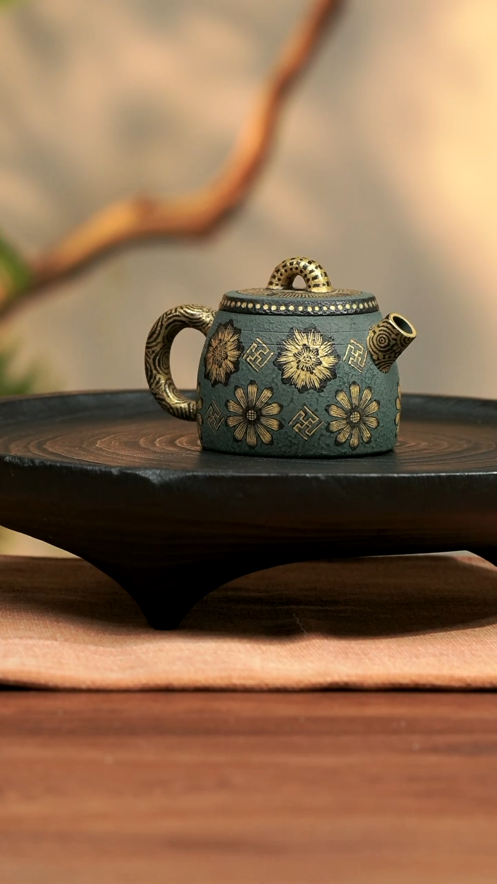 【闪购商品】紫砂茶壶五堂  太阳秦印