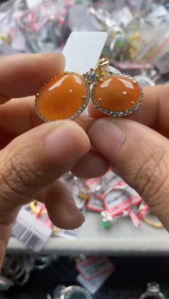 银S925镶嵌戒指翡翠333               1