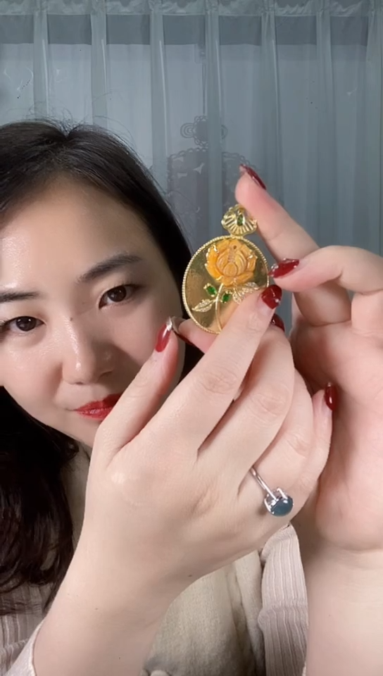 【闪购商品】翡翠颈饰合金珐琅彩0000019