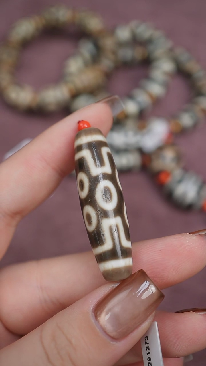 【闪购商品】玛瑙/玉髓颈饰未镶嵌蚀花玛瑙珠定制编绳