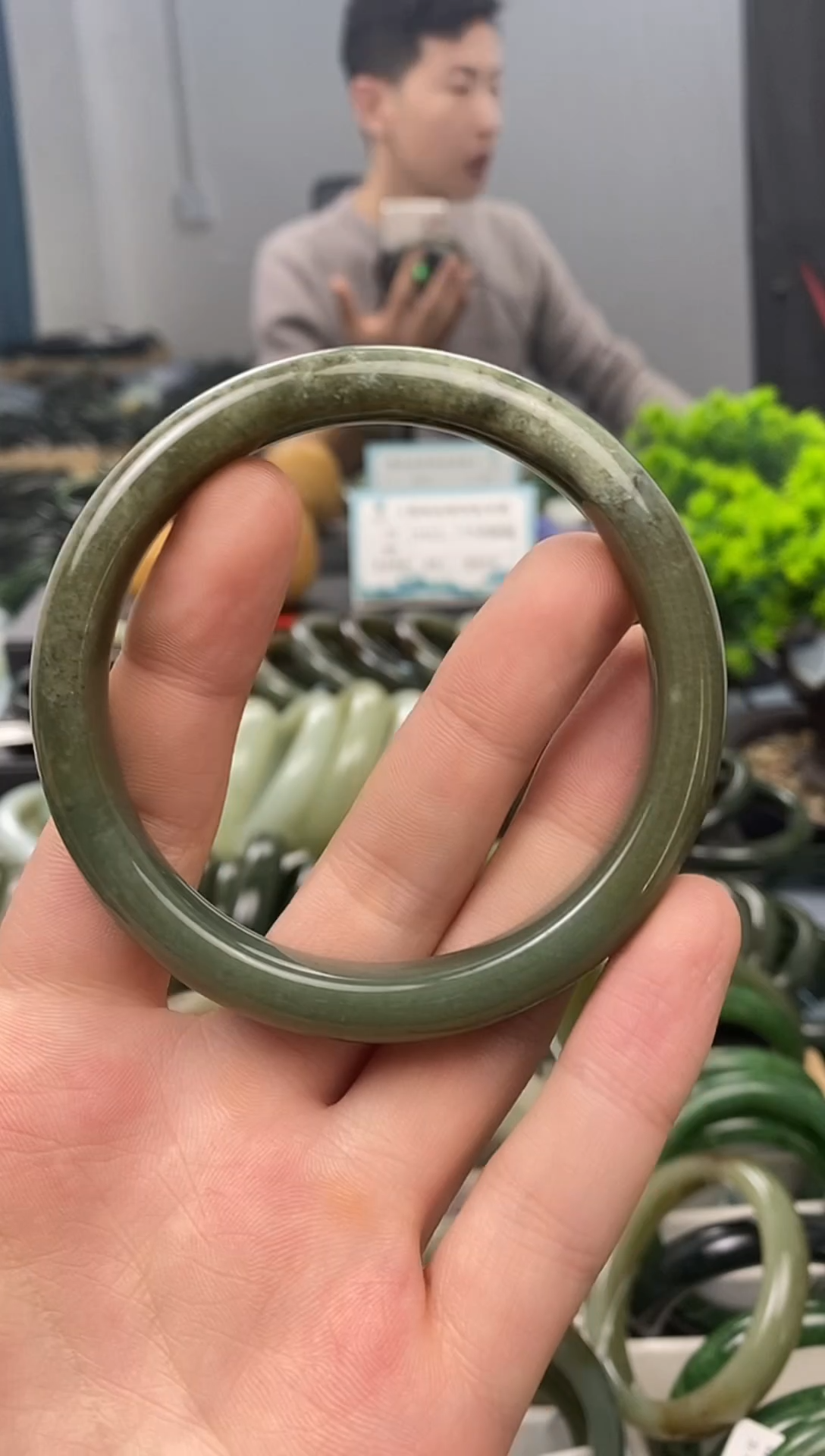 未镶嵌手镯和田玉62.8