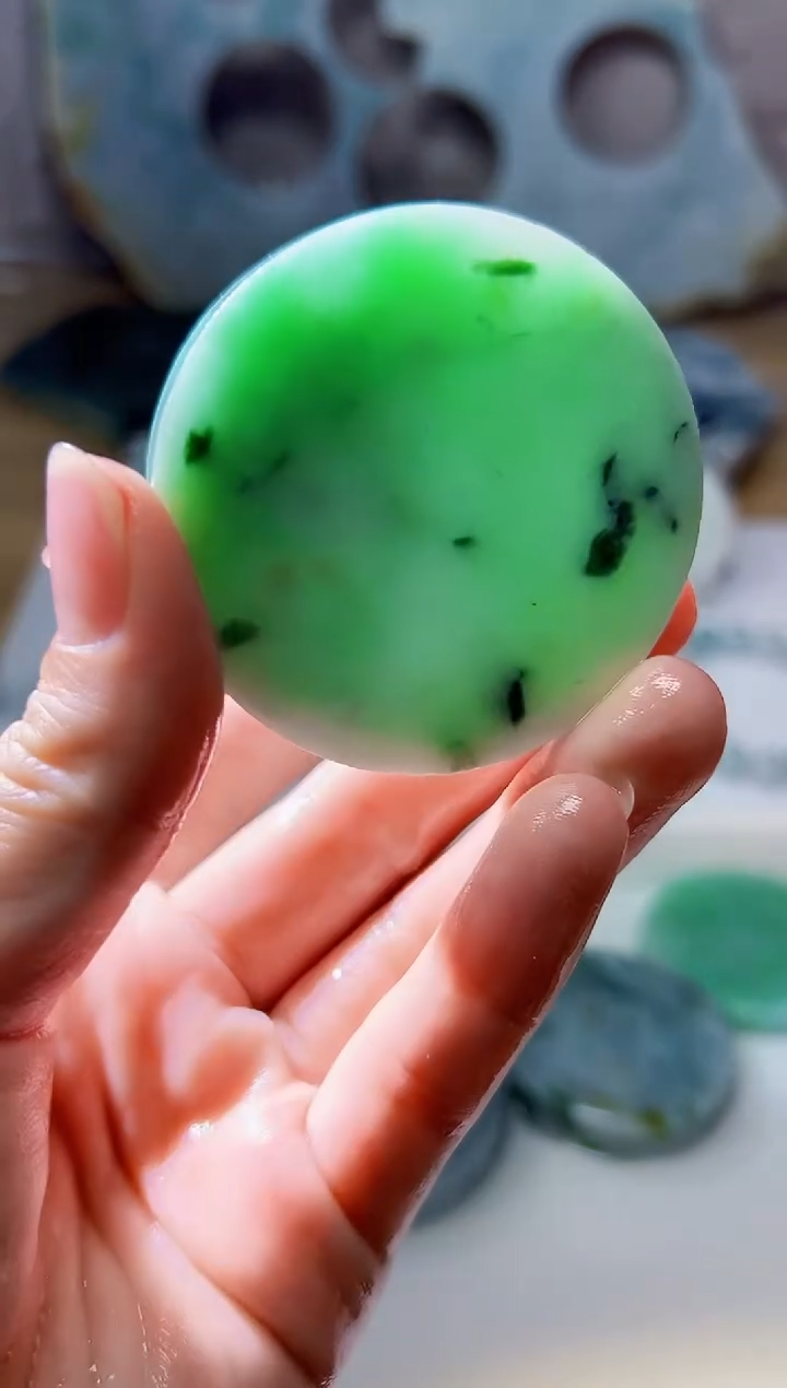 裸石翡翠天然翡翠A货石 南 324