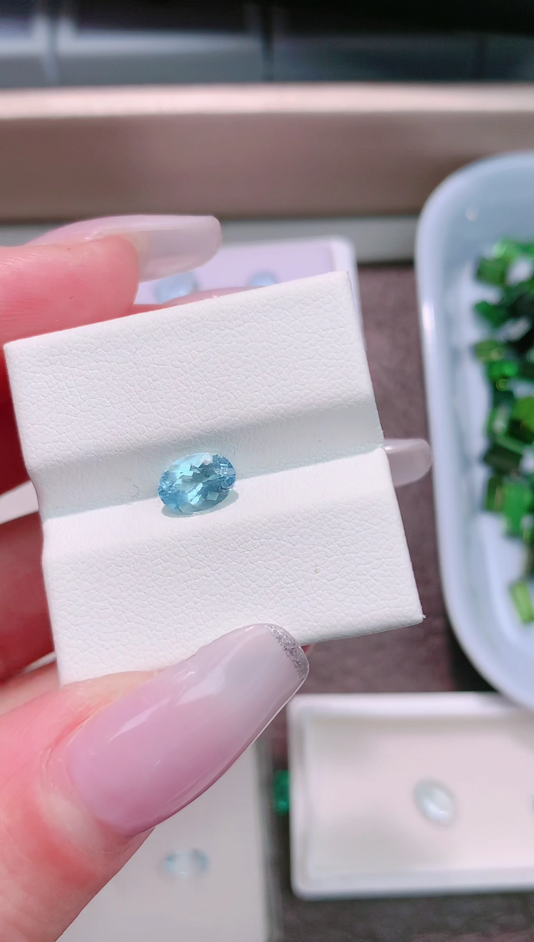 裸石海蓝宝石0.73ct