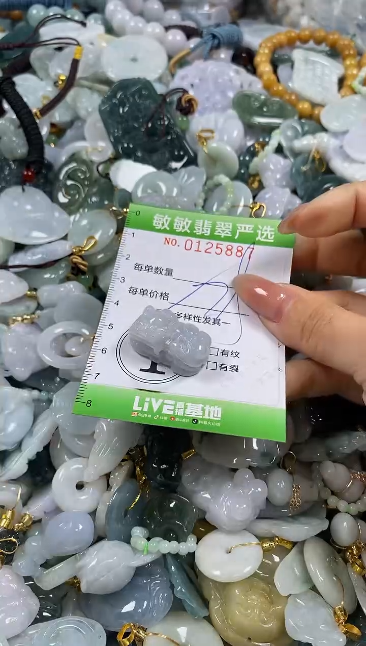 【闪购商品】翡翠颈饰未镶嵌闪购0125887多样性发其一