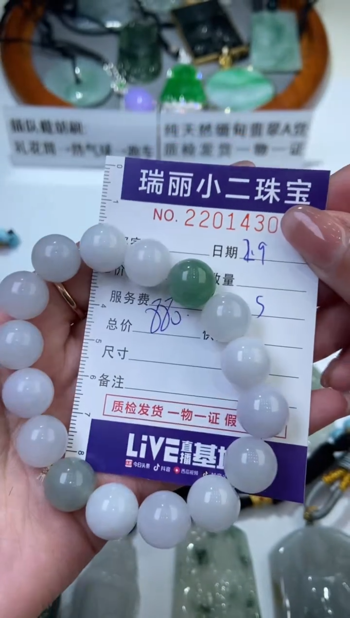 【闪购商品】翡翠颈饰未镶嵌2201430
