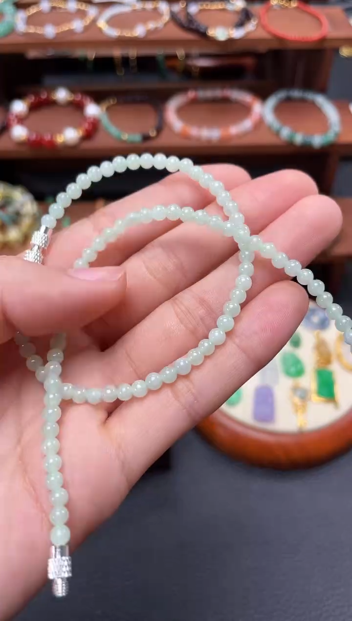 【闪购商品】翡翠套链未镶嵌多样性发货一个