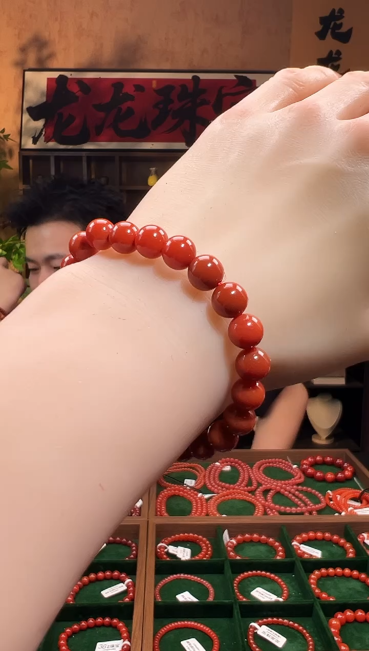 手链未镶嵌南红玛瑙丶**V瓦西南红8m/lra88007多样性发货