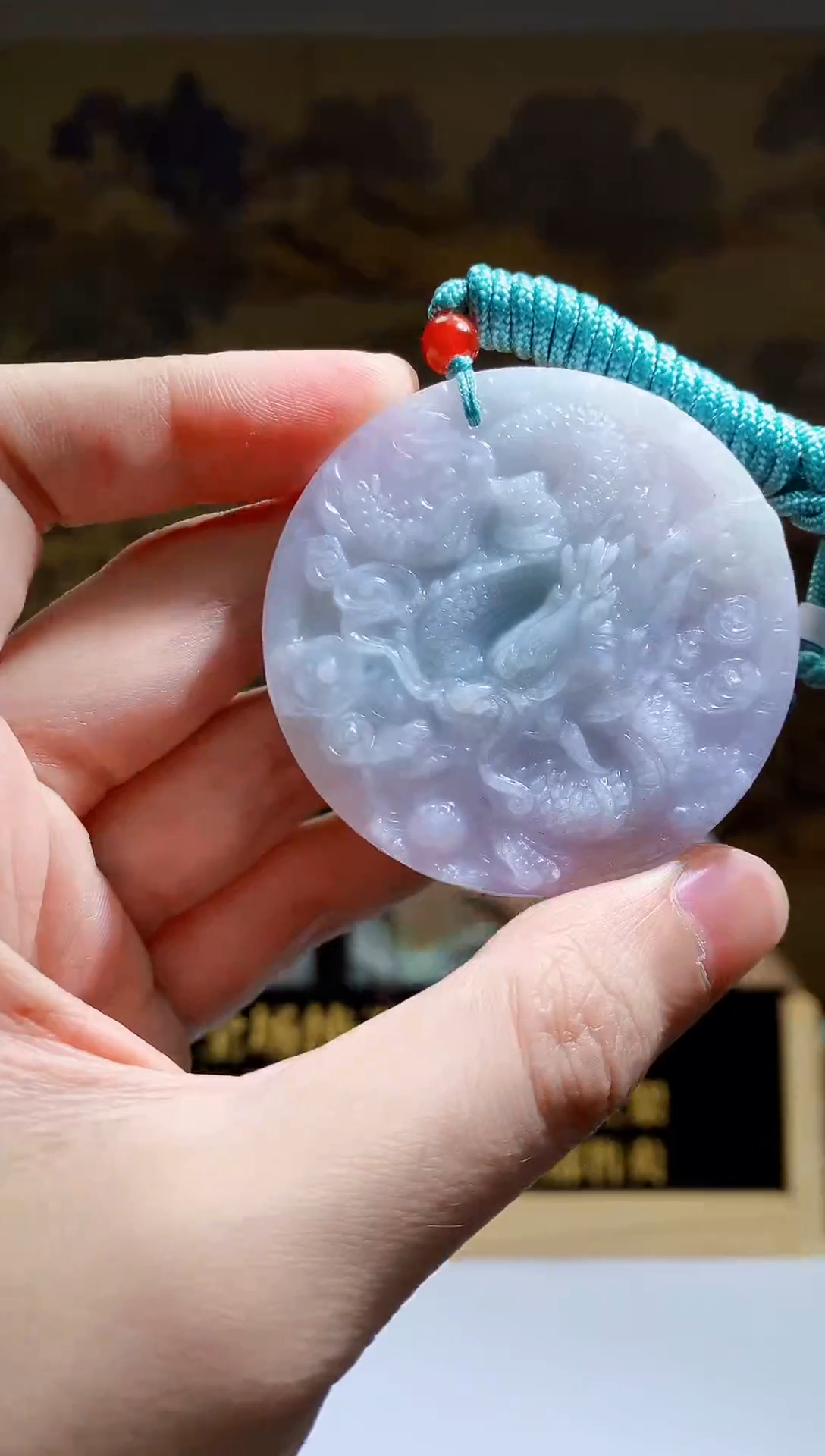 翡翠未镶嵌颈饰天然A货翡翠