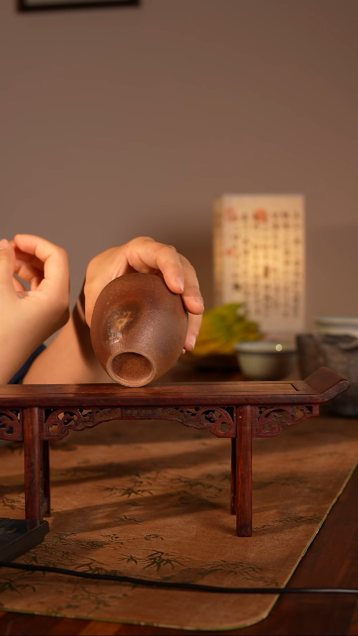 摆件柴窑柴炻器侘寂风主人杯福利