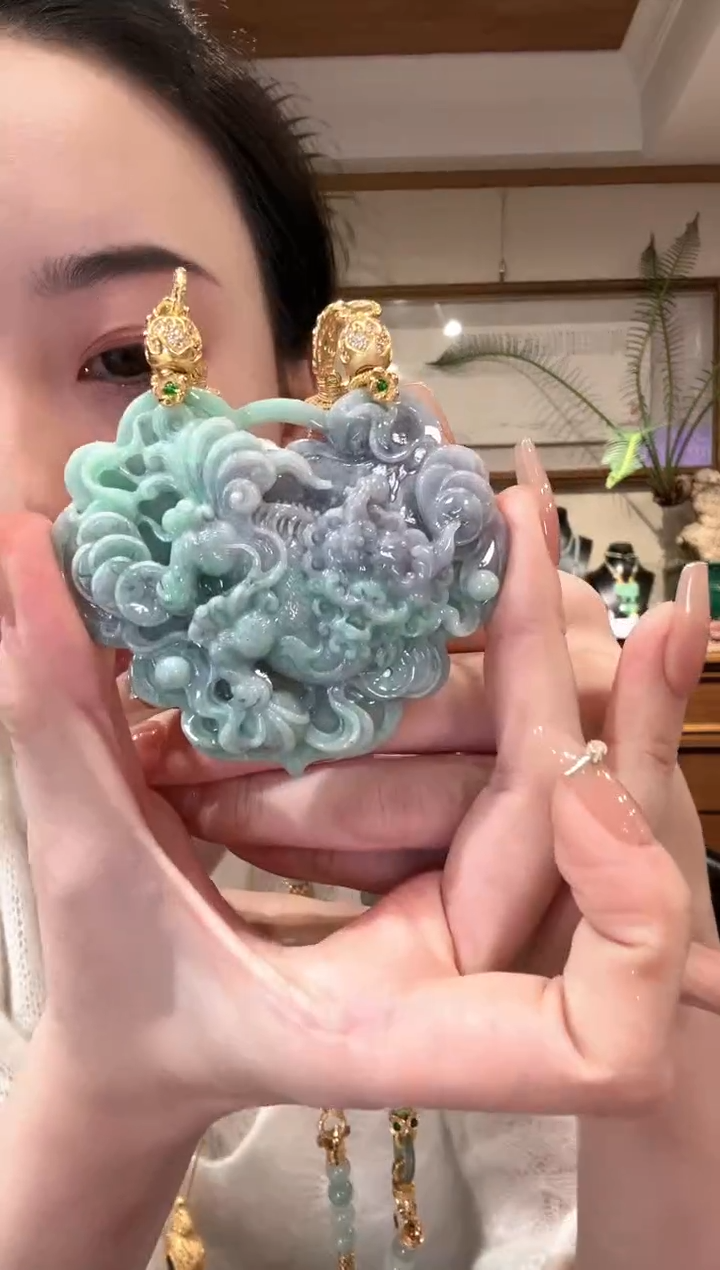 【闪购商品】翡翠颈饰未镶嵌国风