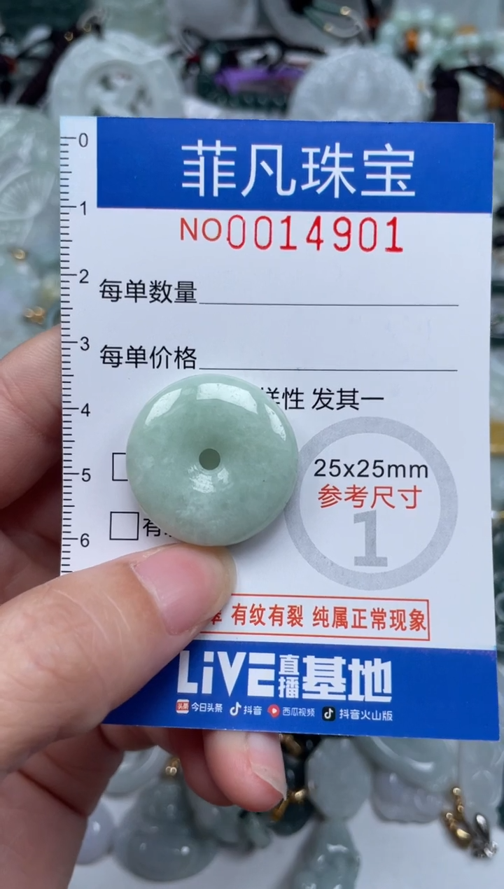 颈饰未镶嵌翡翠14901