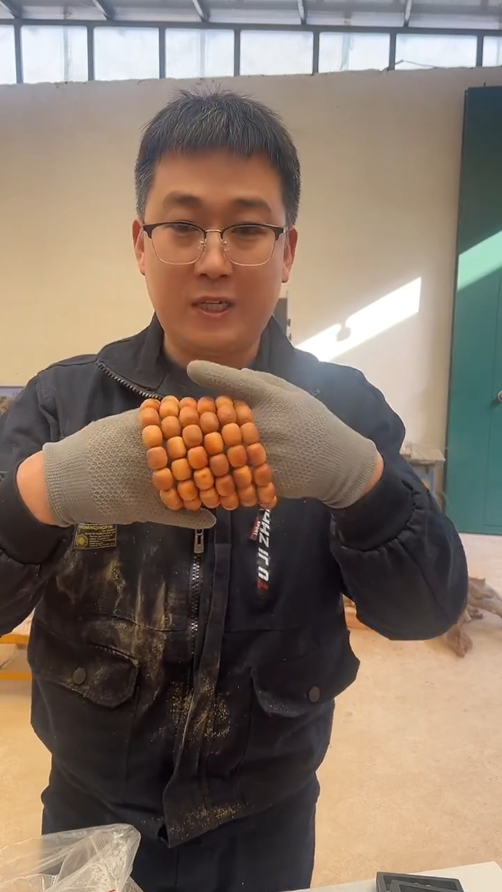 柏木（崖柏）把件太行陈化崖柏素珠17*17单圈崖柏手串