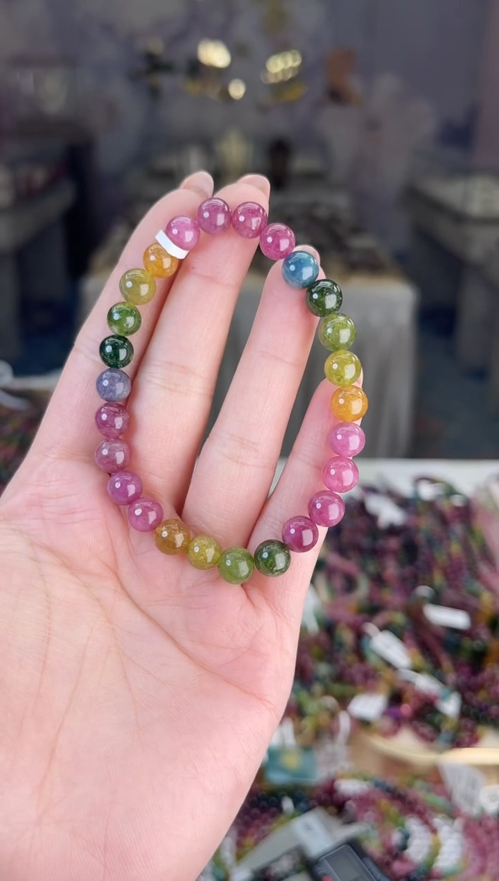 【闪购商品】碧玺/未镶嵌7mm+碧玺单圈多样性发货