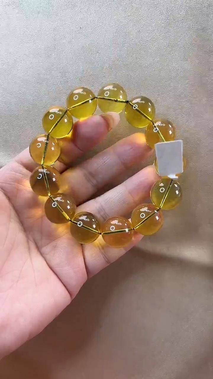 未镶嵌琥珀手链手串