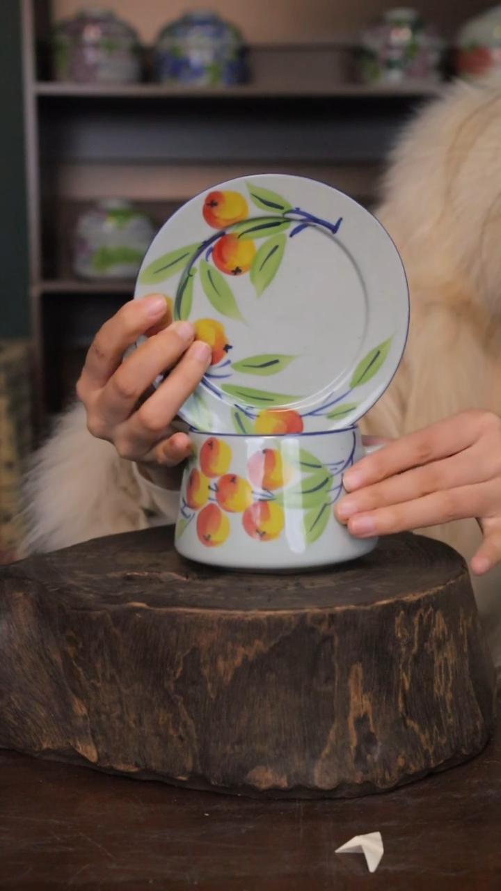 【闪购商品】椿野咖啡杯套装（枇杷）C197