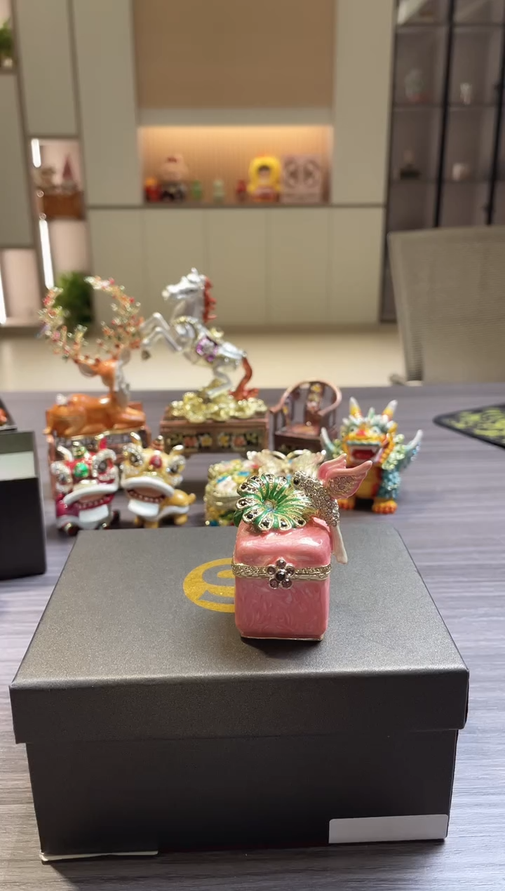 七宝烧珐琅彩首饰盒
