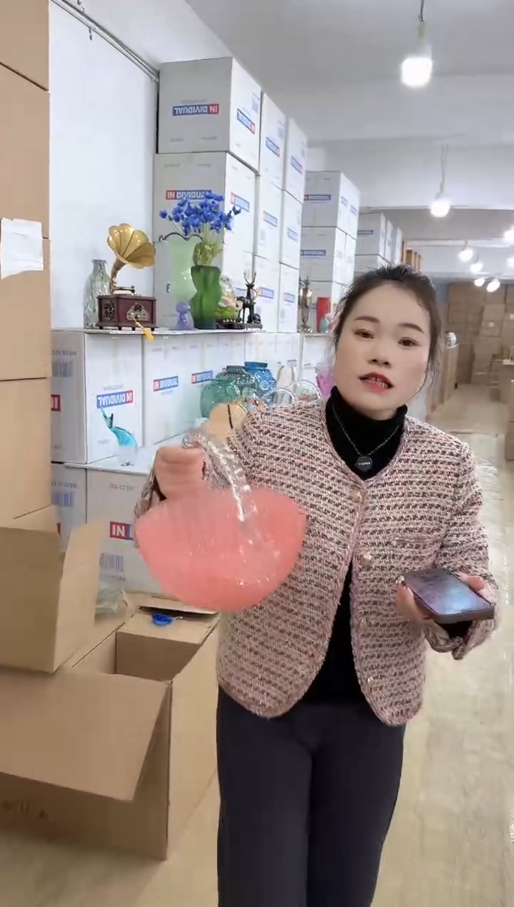 【闪购商品】无铅玻璃迪之喜花瓶花器-15早