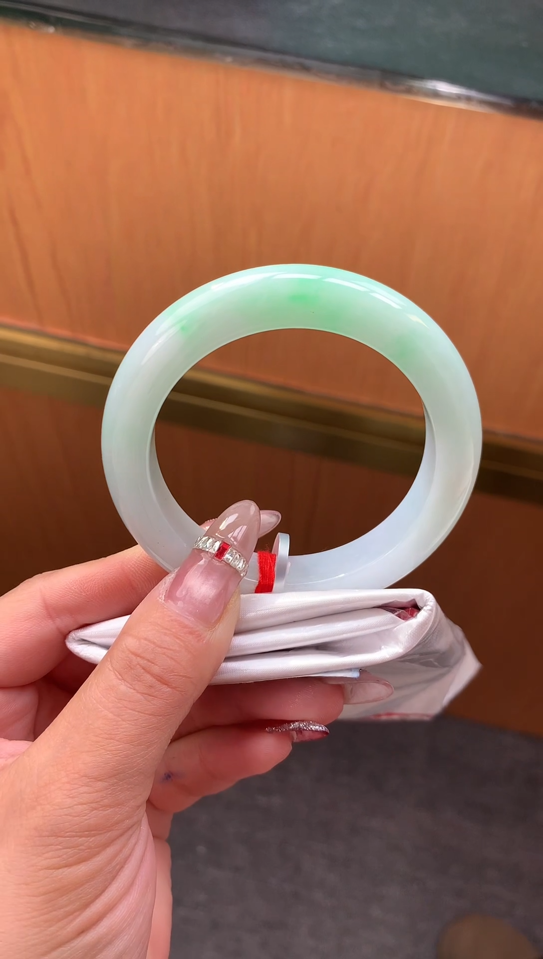 未镶嵌手镯翡翠-F82-正圈54