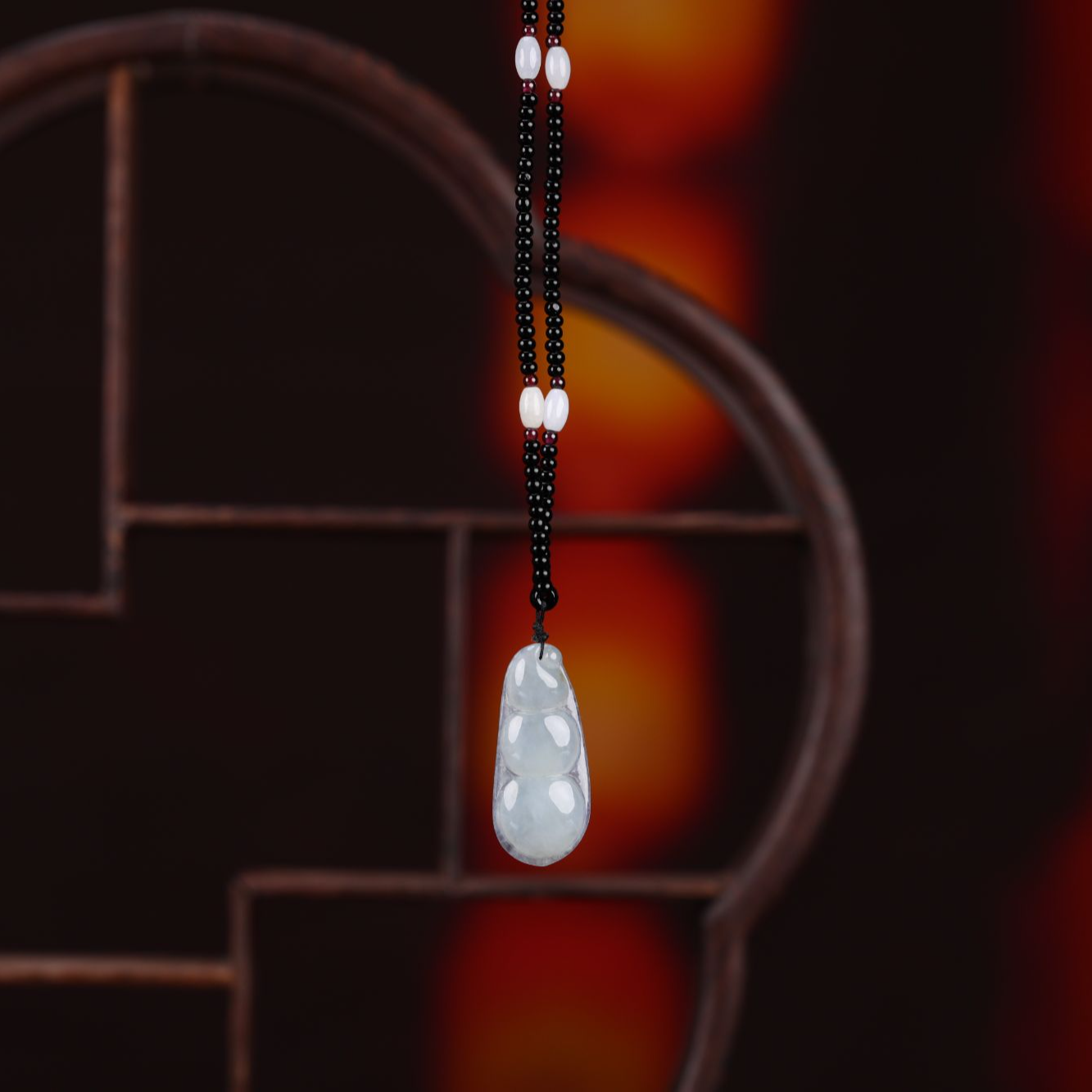 豆子吊坠  未镶嵌  天然翡翠   7231