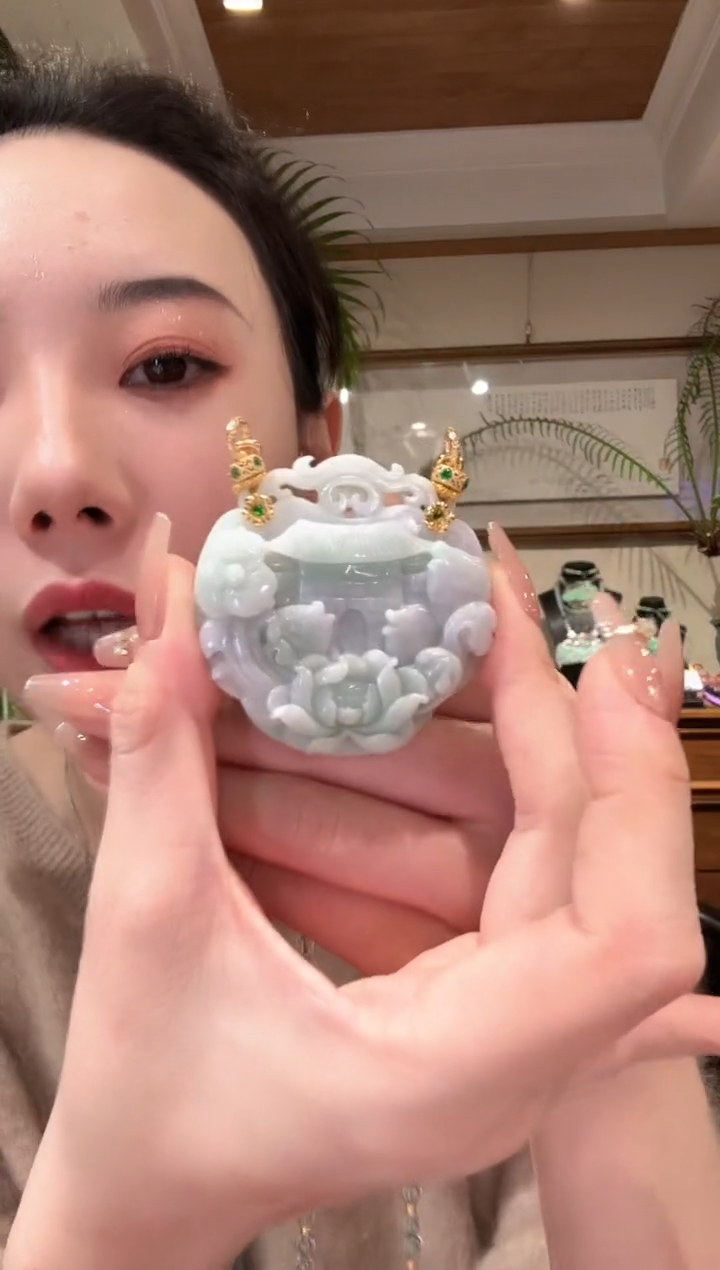 【闪购商品】翡翠颈饰未镶嵌国风