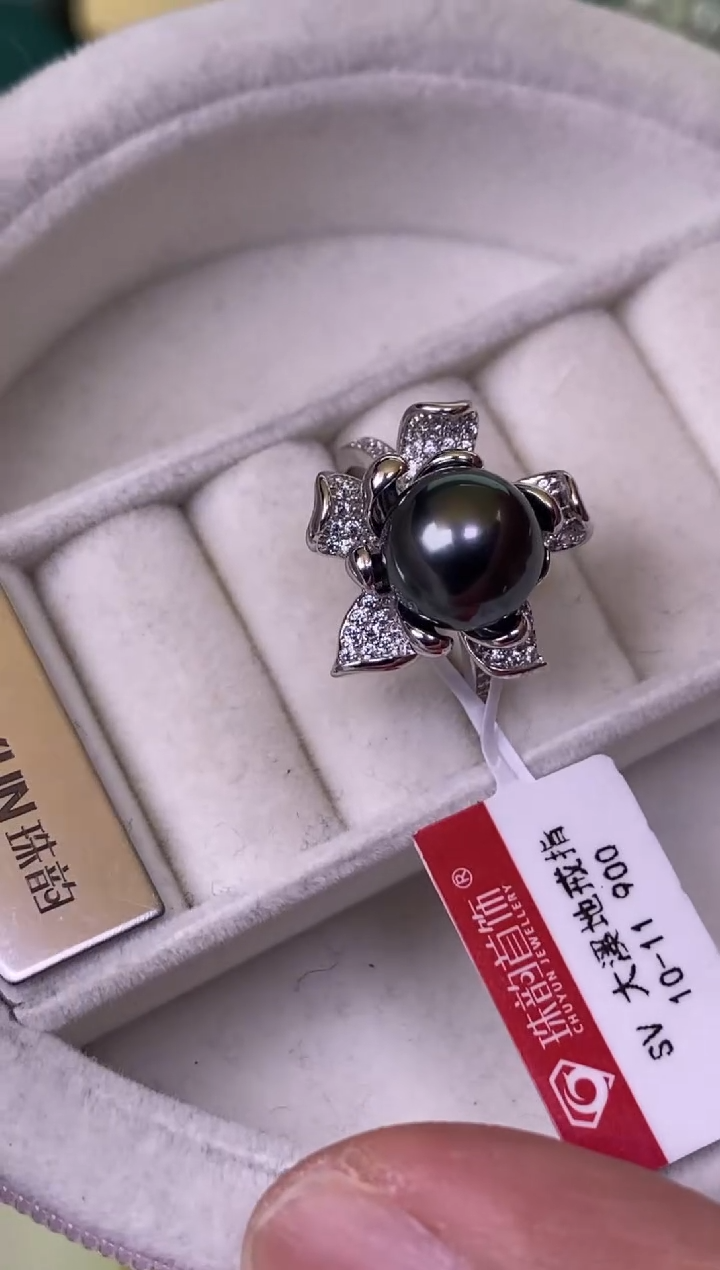【闪购商品】海水珍珠手绳银S925镶嵌1