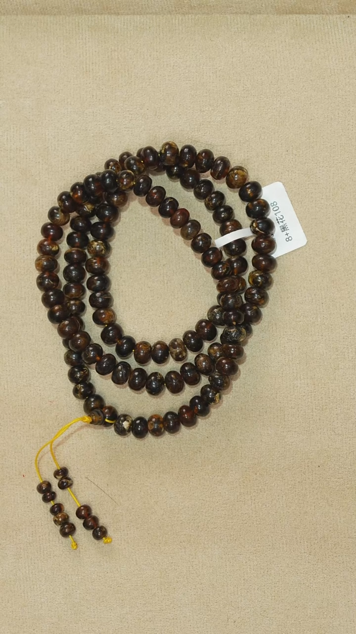 琥珀颈饰未镶嵌大**！8M20-25