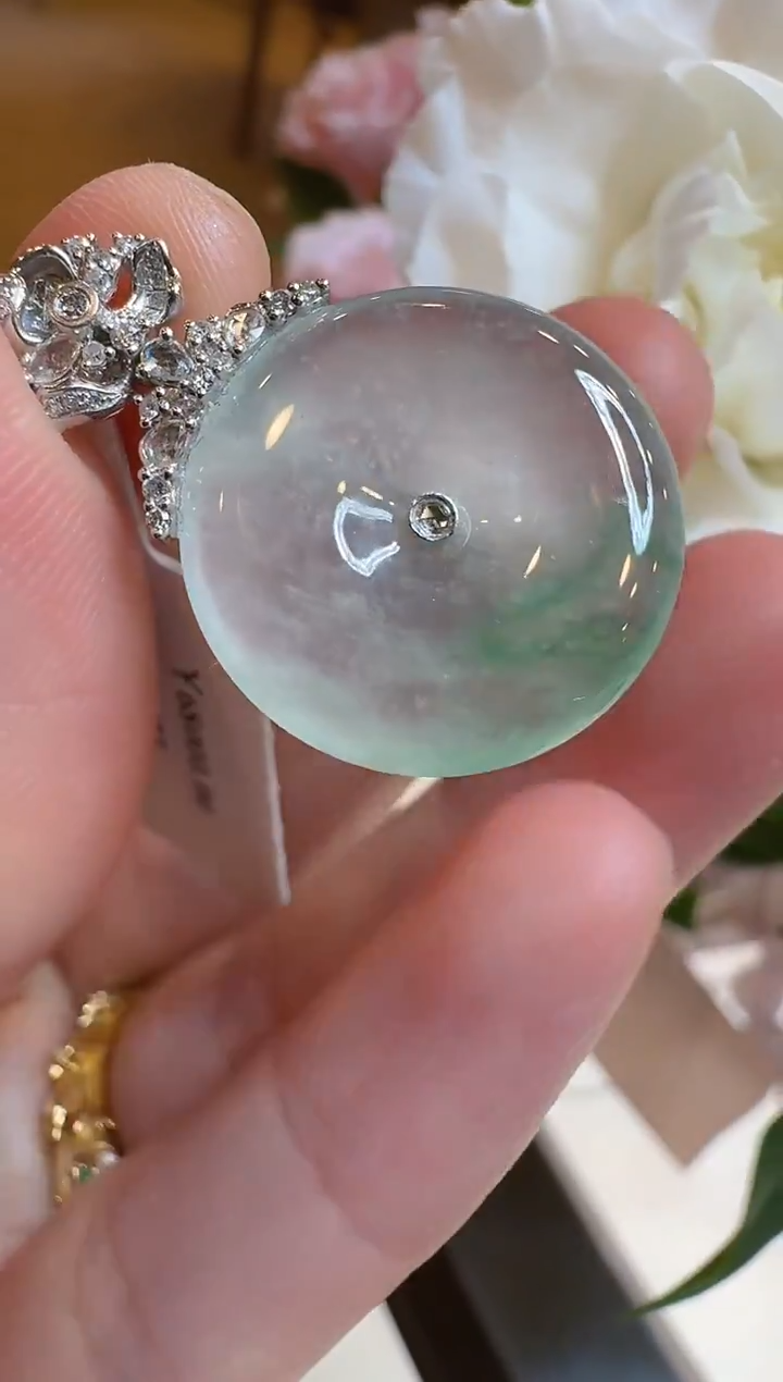 【闪购商品】翡翠吊坠(不含链)18K金镶嵌多样性团购发一件