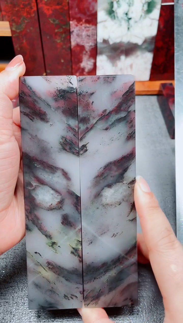 玉桂林鸡血玉素章--18