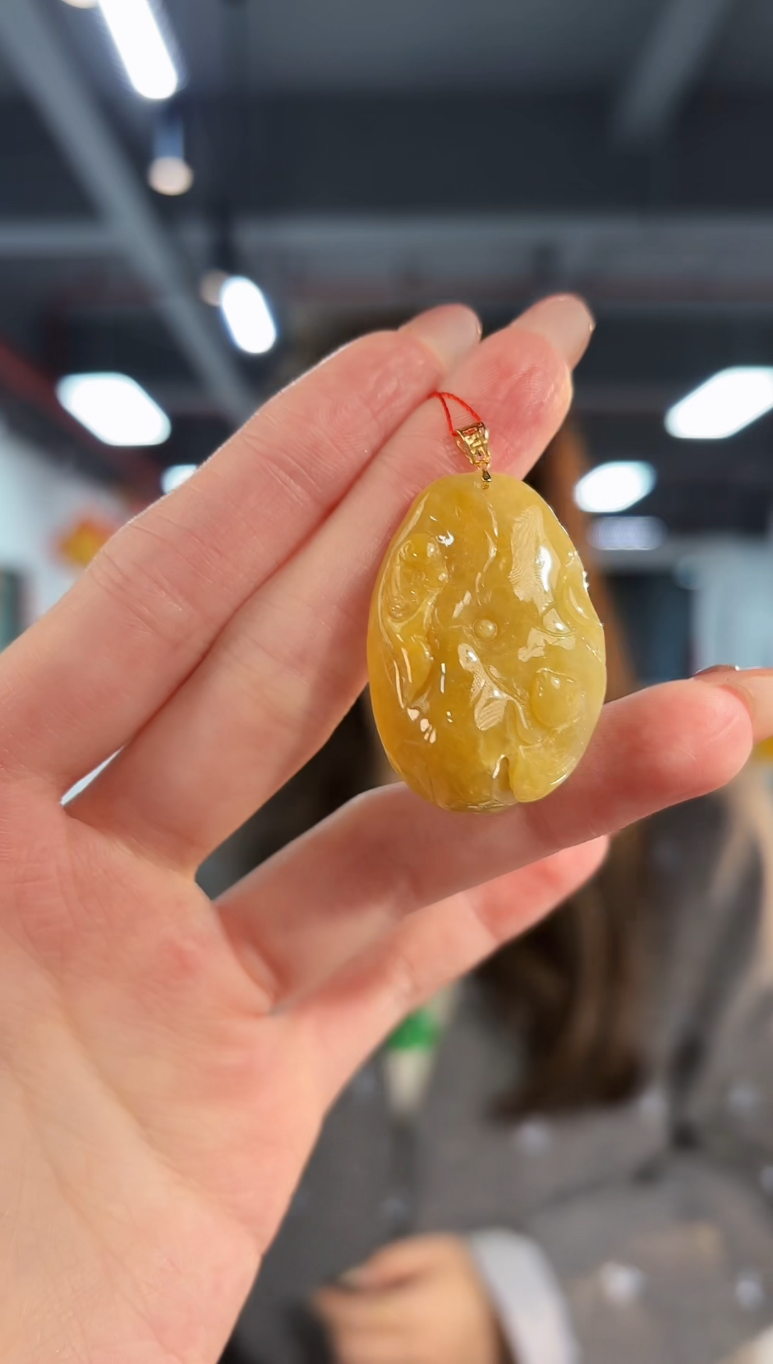 【闪购商品】翡翠颈饰18K金镶嵌缅料A货/支持复检/一件