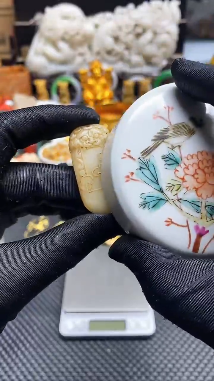【闪购商品】瓷片瓷片瓷器 摆件1个