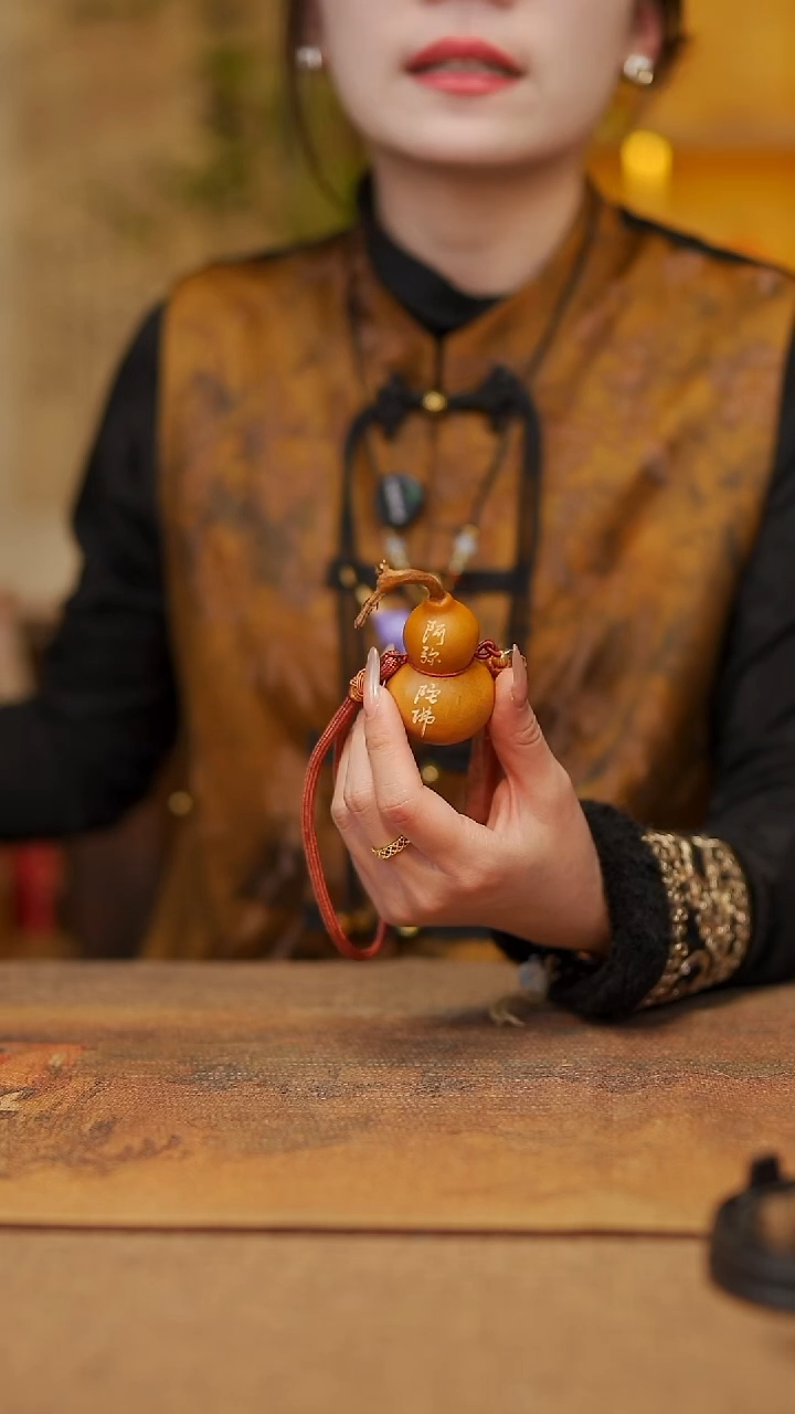 【闪购商品】38宴禾堂漆艺挂件小葫芦38